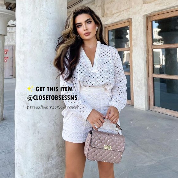 SOLD! ZARA Embroidered Eyelet Shorts* - Picture 3 of 16